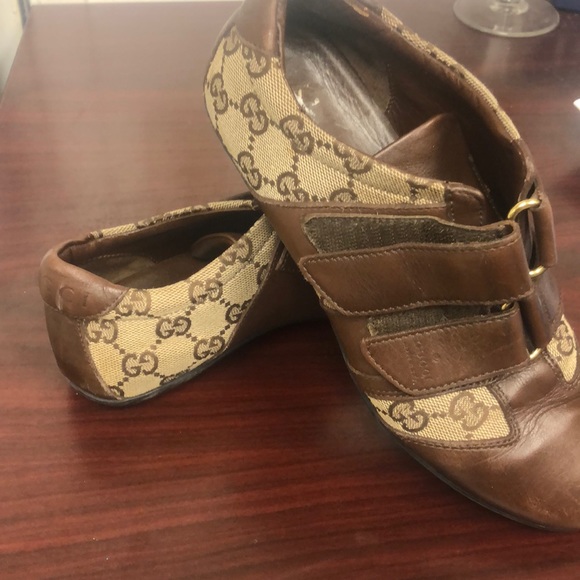 Gucci Buty Earth/Beige/Ebony Sneakers Authentic - Picture 5 of 6